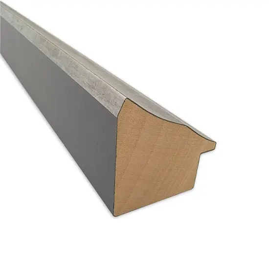 Angled Wood Framed Magnetic Board Angled Silver {3}