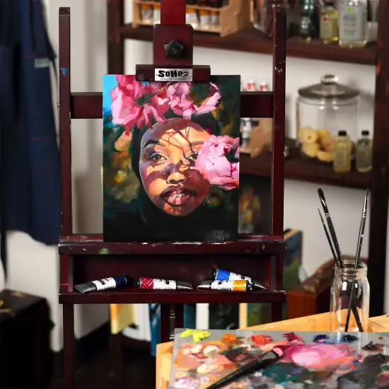 Tusc & Pine Artist Oil Paint - Set of 4, 150 ml, Modern White Colors, 600 ml of Non-Yellowing, Creamy Consistency, Max Pigment Load, Small Batch Oil Paints Made in the USA for Professional Artists {3}