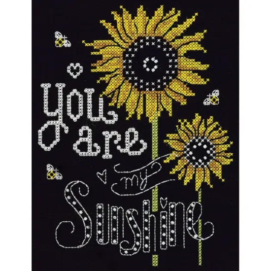 Design Works Counted Cross Stitch Kit 8"X10"-You Are My Sunshine {2}