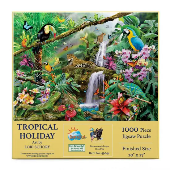 Sunsout Tropical Holiday 1000 pc Jigsaw Puzzle 35098 {4}