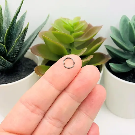 100, 500 or 1,000 Pieces: 7 mm Gunmetal Plated Jump Rings, 21g {3}