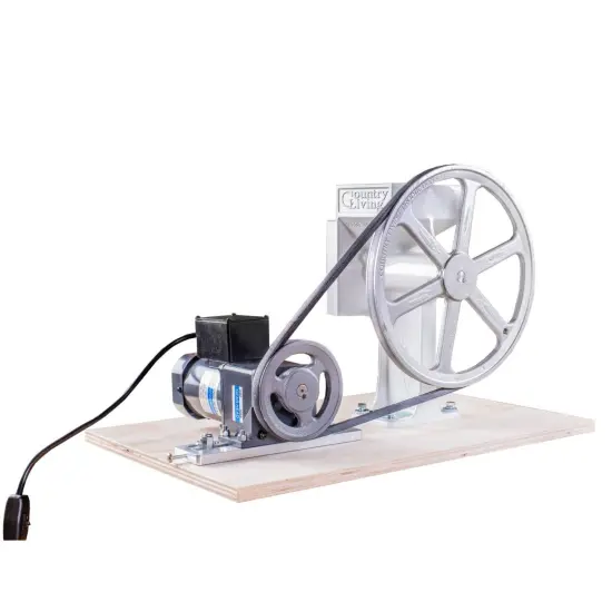 Country Living Grain Mill Motorization Kit, Turn Your Hand Mill into Motor-Driven Grinder {1}