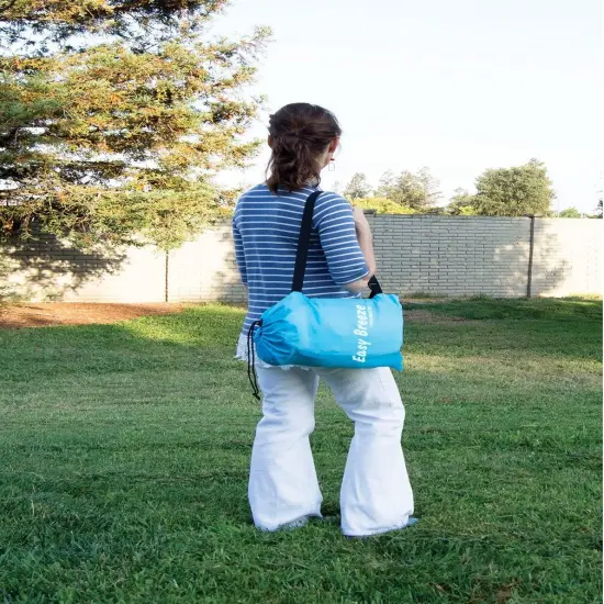 Pool Central Inflatable Blue Easy Breeze Land or Water Air Sofa, 94-Inch {6}