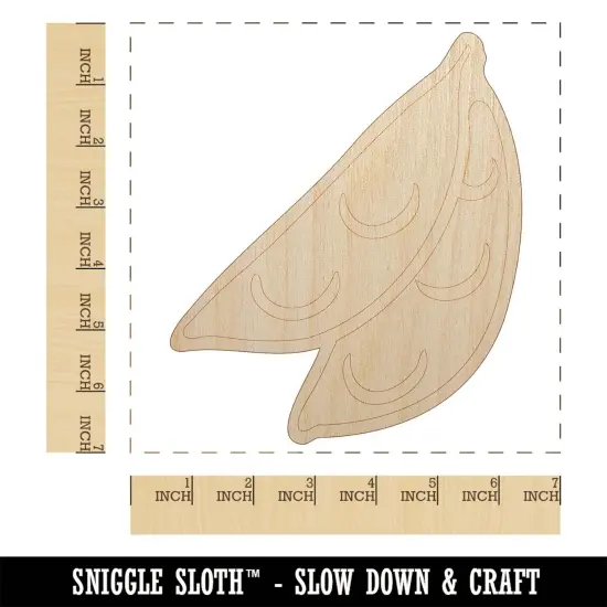 Snow Peas Vegetable Unfinished Wood Shape Piece Cutout for DIY Craft Projects {1}