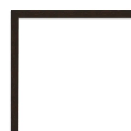 Carlisle Narrow Wood Framed Magnetic Board Carlisle Espresso {2}