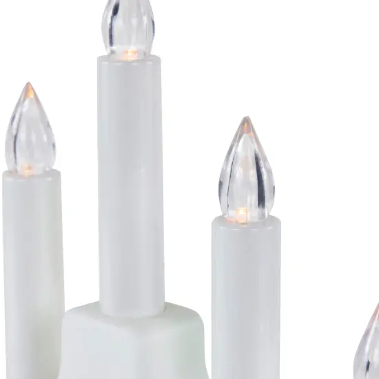 Northlight LED Lighted Christmas Candelabra Bridge - White Base - 13" {7}