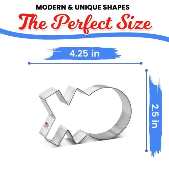 XO Cookie Cutter 4.25 in, CookieCutter.com, Tin Plated Steel, Handmade in the USA {2}