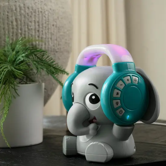 Earl The Elephant Bluetooth Soother Sound Machine with Music Streaming and Night Light for Infants and Toddlers {2}