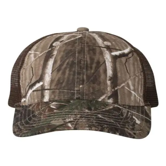 Kati&reg; Licensed Camo Mesh Back Cap Realtree AP/ Brown {1}