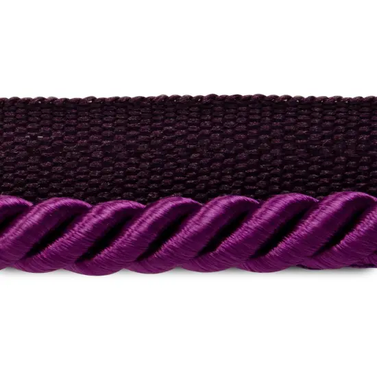 20 yards of Emmerson 1/4" Twisted Lip Cord Trim | 20 yard cut Purple {1}