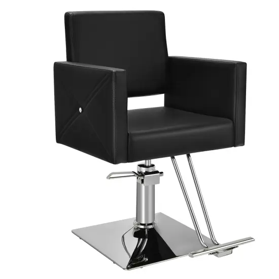 Costway Salon Chair for Hair Stylist Adjustable Swivel Hydraulic Barber Styling Chair {1}