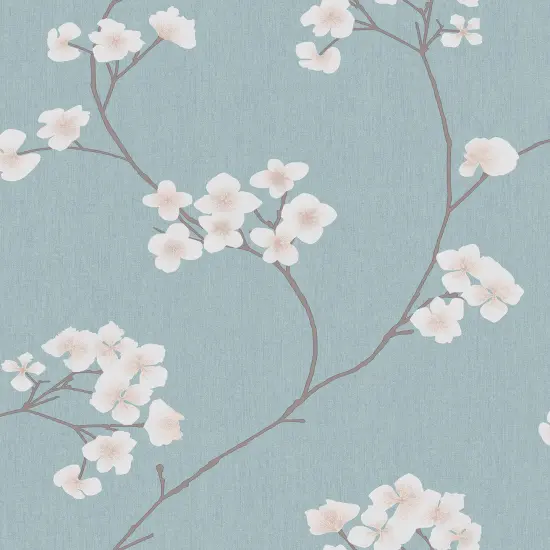 Transform Blossom Blue Peel and Stick Wallpaper {2}