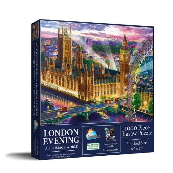 Sunsout London Evening 1000 pc Jigsaw Puzzle 42981 {3}