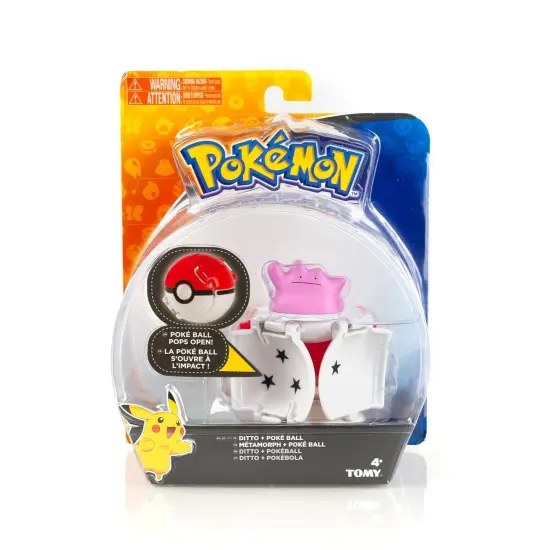 Pok&eacute;mon Throw 'N' Pop Pok&eacute; Ball & Ditto Set | Includes Ball & 2" Ditto Figure {5}