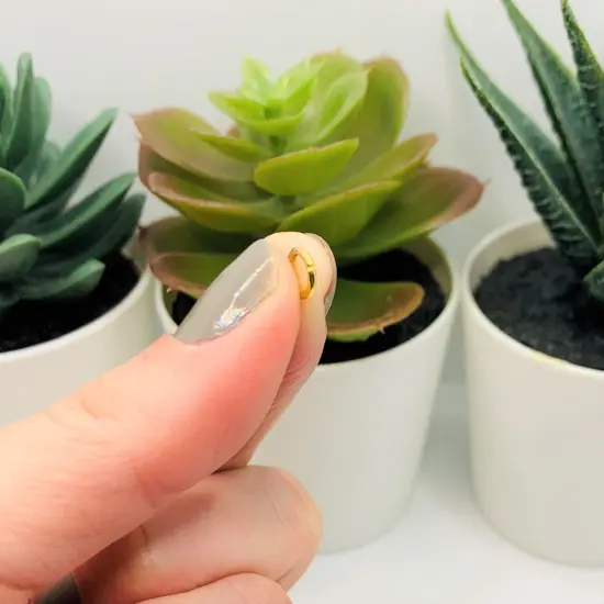 100, 500 or 1,000 Pieces: 6 mm Gold Open Jump Rings. 18g {4}