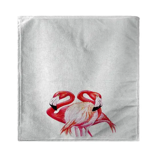 Betsy Drake Two Flamingos Beach Towel {1}
