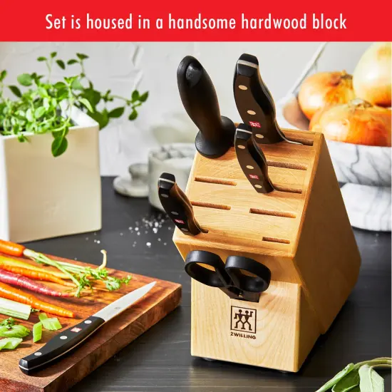 ZWILLING Twin Signature 7-pc, Knife Block Set {4}