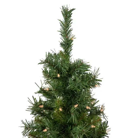 Northlight Pre-Lit Medium Aspen Pine Artificial Christmas Tree - 2' - Clear Lights Green {7}