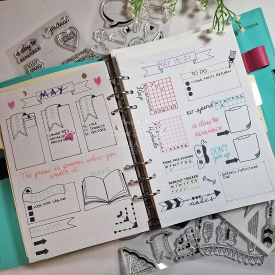 Creative Expressions Stencil 4"x6" By Helen Colebrook-Let's Get Documenting {5}