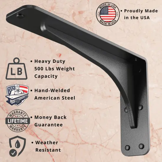 Gladiator Heavy Duty Granite Countertop Support Brackets {2}