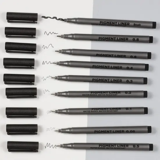 Incraftables Calligraphy Pens for Beginners and Professional (9pcs). Calligraphy Markers for Writing & Drawing. Brush Pens Calligraphy Set for Kids & Adults. Black Brush Pens for Hand Lettering {5}