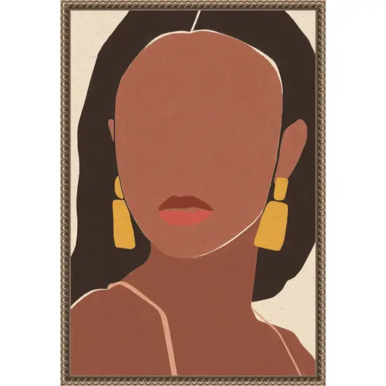 Sun Kissed II by Moira Hershey Framed Canvas Wall Art {1}