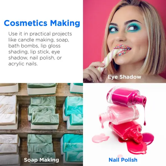 Rolio Mica Powder - Northern Lights 12 Color Set - 10g Jars {5}