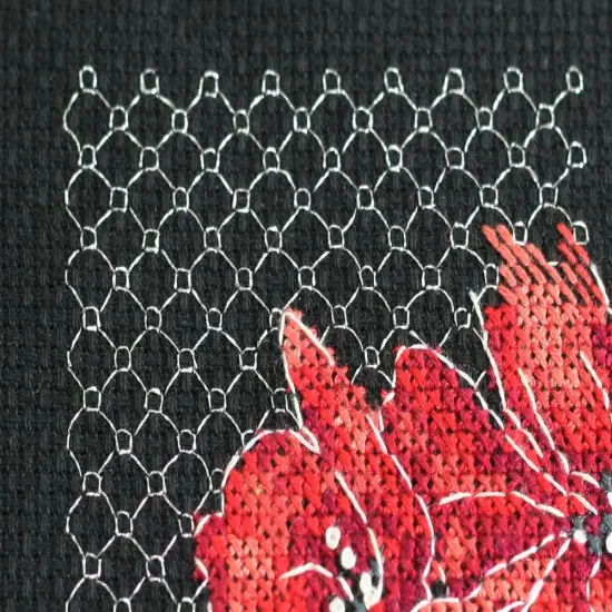 Cross-stitch kit Poppies {3}