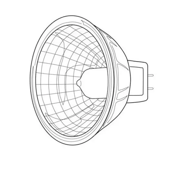 USHIO EXR 300w 82v MR13 JCR82V-300W Tungsten Halogen Lamp {2}