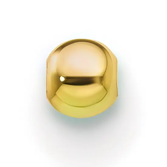 Gold Filled 2.0mm Polished Medium Hole Bead - Pack of 12 {1}