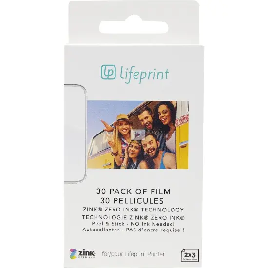 Lifeprint Zink Photo Paper 2x3 for the Lifeprint Augmented Reality Video and Photo Printer {1}