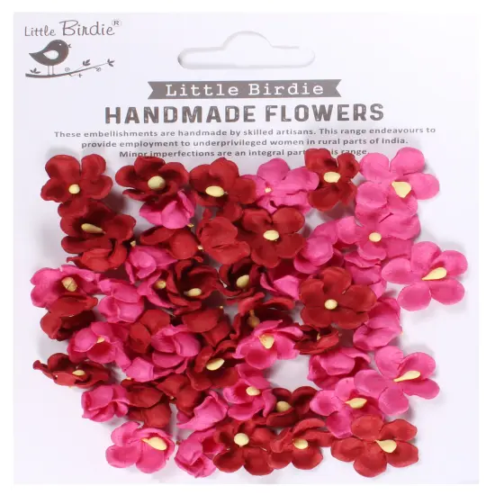 Little Birdie Paula Paper Flowers 50/Pkg {2}