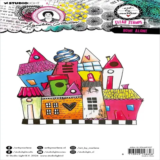 Art By Marlene Signature Collection Clear Stamps-Nr. 597, Home Alone {2}