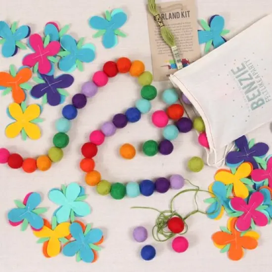 Felt Balls, Bright Side Pom-poms {3}