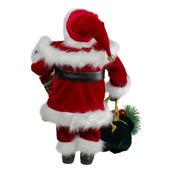 Northlight 18" Standing Santa with Presents Christmas Figure Red {6}