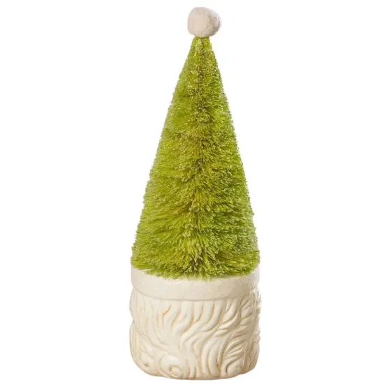 Bottle Brush Santa Green 11.5" {2}