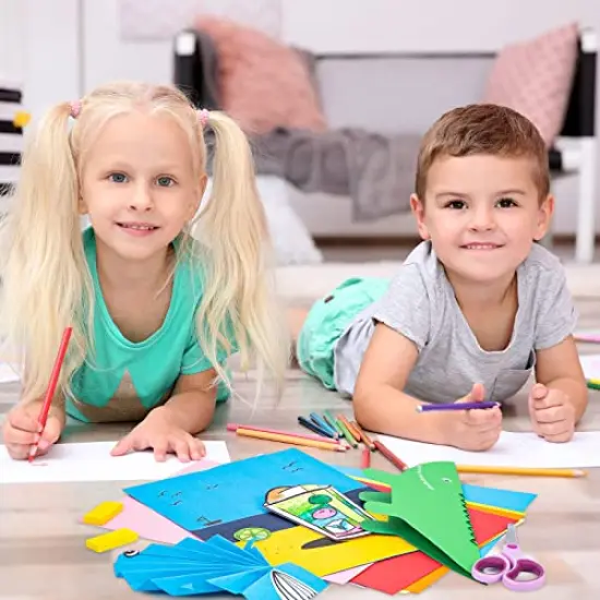 235 Sheets Construction Paper, Heavy Duty Craft Paper A4 Colored Art Cardstock 150 GSM 12 Colors for DIY Crafts Card Making Scrapbook Classroom Supplies {3}