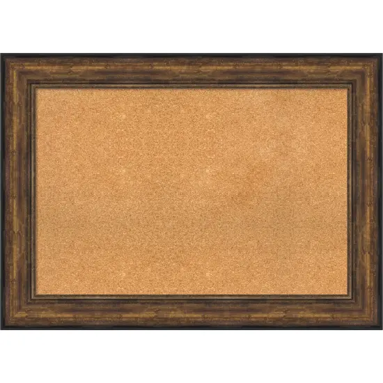 Ballroom Framed Corkboard, Natural Cork Bronze {1}