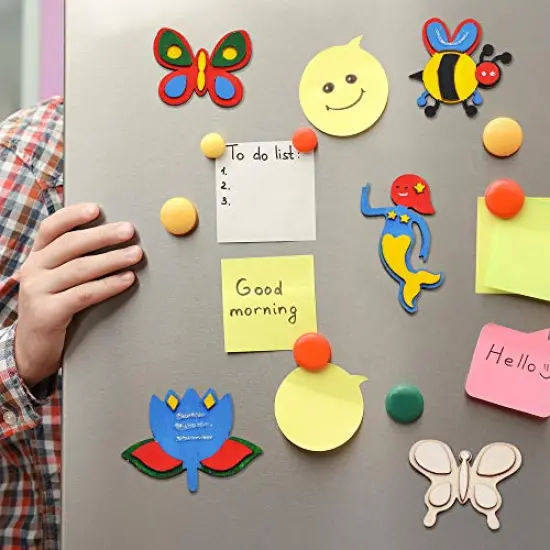 JOYIN Wooden Magnets, Spring Arts & Crafts for Boys and Girls Ages 4+, Childrens Painting Craft Activities Kit, Craft Toys Gifts for 4, 5, 6, 7, 8, 9, 10, 11 & 12 Year Old Kids {4}