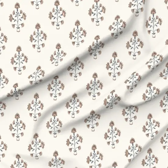 Various Fabrics by the Yard or Fat Quarter Modern Floral Traditional Stem Wildflower Custom Printed Fabric by Spoonflower {6}