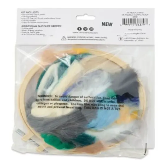 Fabric Editions Needle Felting Kit 6" Round {2}