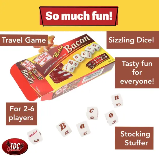 TDC Games Makin Bacon Dice Game {3}