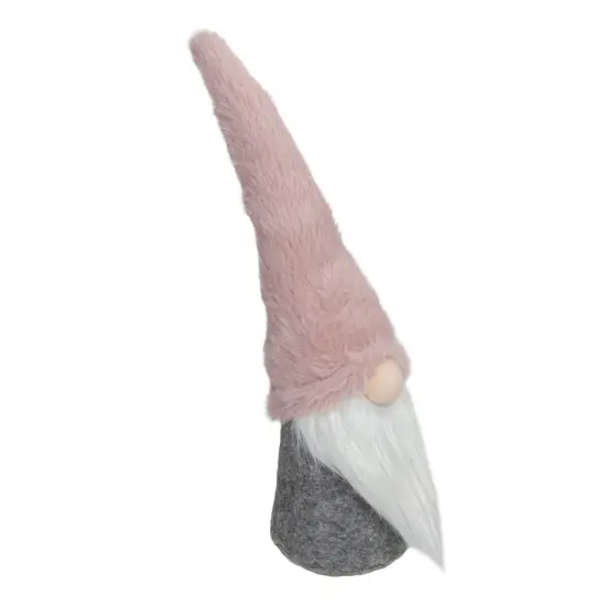 Northlight Standing Gnome Christmas Decoration - 11" - Pink and Gray {5}