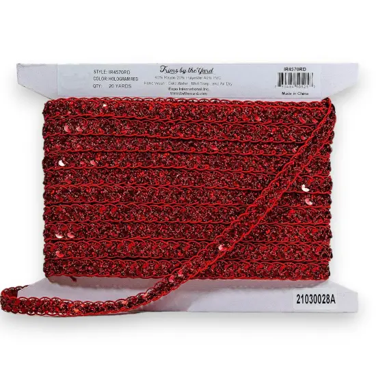 20 yards of Thea Sequin Cord Braid Trim | 20 yard cut Gold {3}