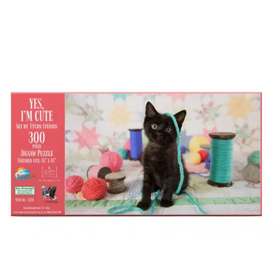 Sunsout Yes, I'm Cute 300 pc Jigsaw Puzzle 72111 {4}