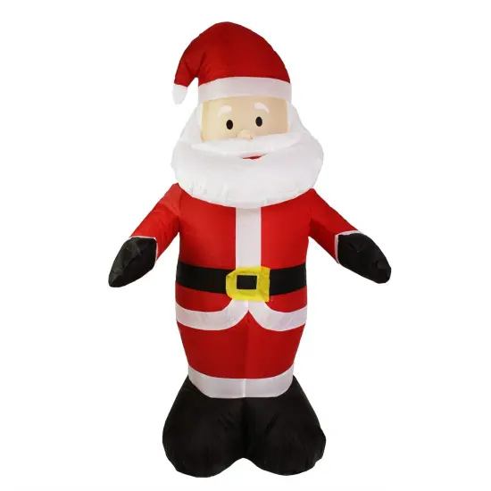 Northlight LED Lighted Inflatable Santa Claus Christmas Outdoor Decoration - 48" Red {4}