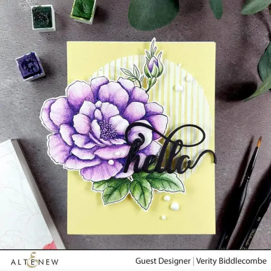 Altenew Watercolor Coloring Book {4}