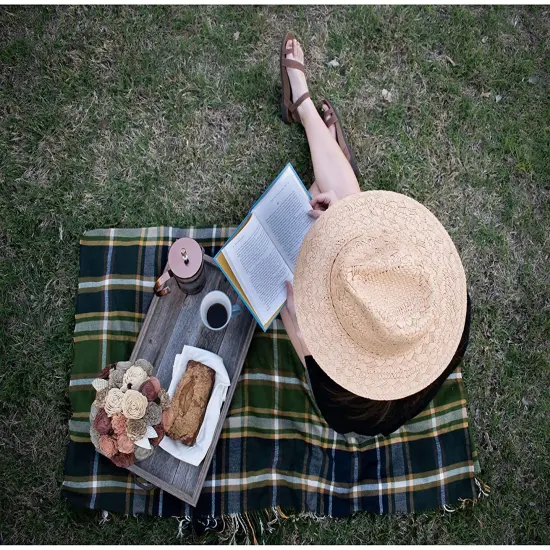 Rustic Farmhouse Large Decorative 24.5 in. x 13 in. Reclaimed Wood Breakfast Platter Tray {4}