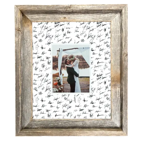 BarnwoodUSA Signature Mat for Weddings, Graduations, Special Moments Picture Frame (Mat Only) {3}