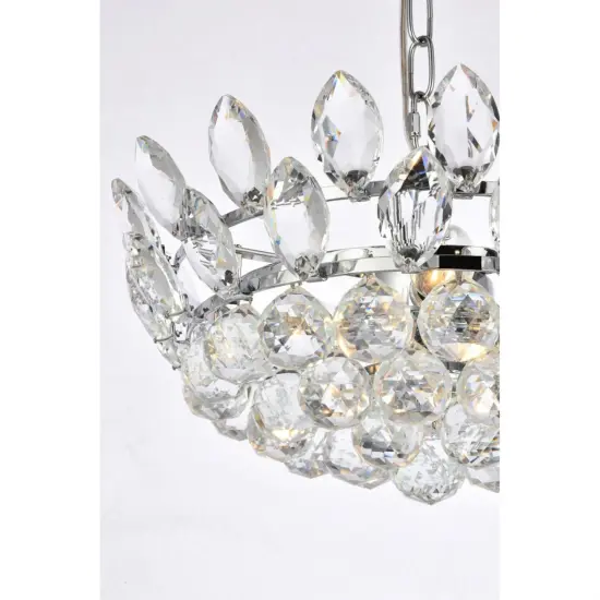 Emilia 16 inch pendant in chrome {5}